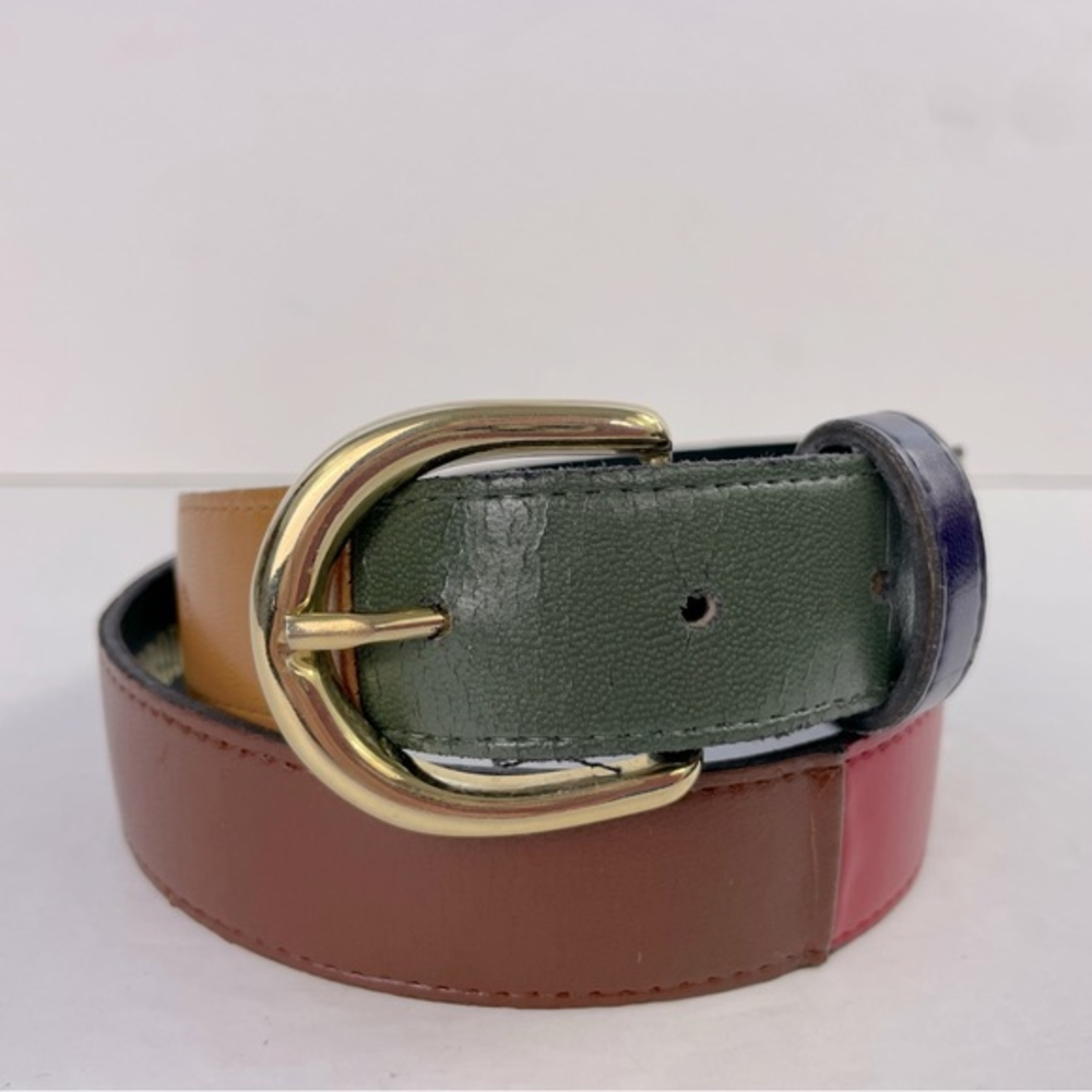 Vintage Multicolored 90s‎ Color-Block Belt